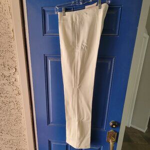 JONES & CO. FULL LENGTH MID RISE FAUX ZIP FRONT PANTS – LARGE - NEW